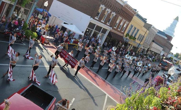 Marching Band on Main Street